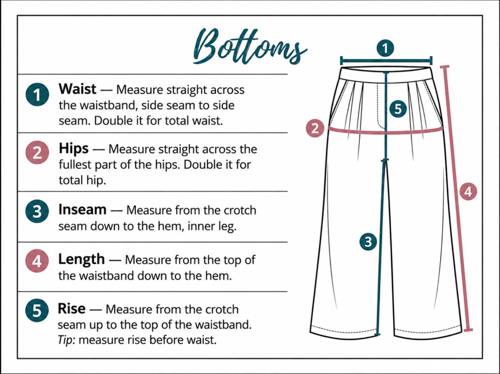 bottom measuring guide