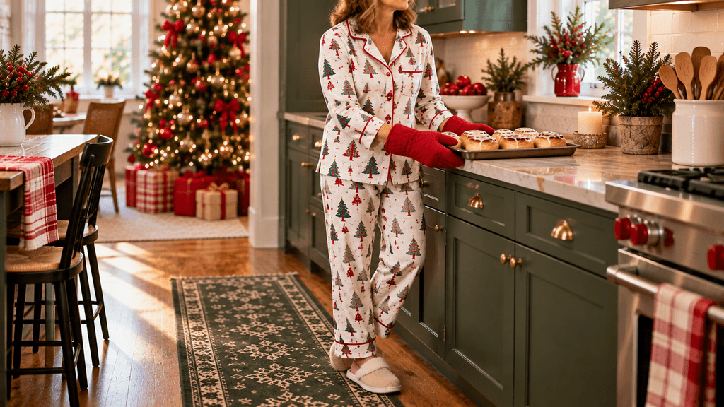 christmas pajamas supporting image